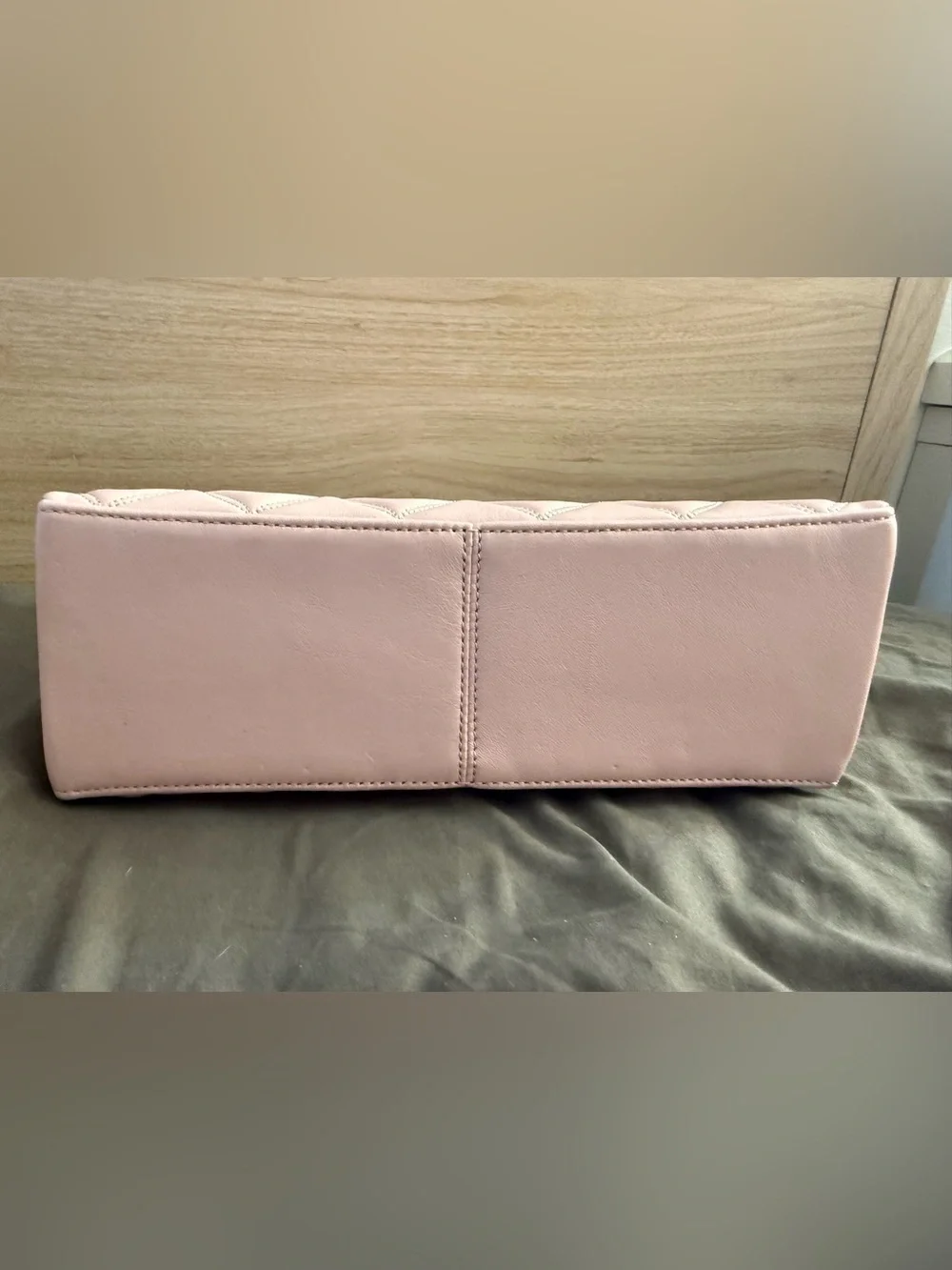 kate spade Quilted Pink Shoulder Bag with Gold Chain